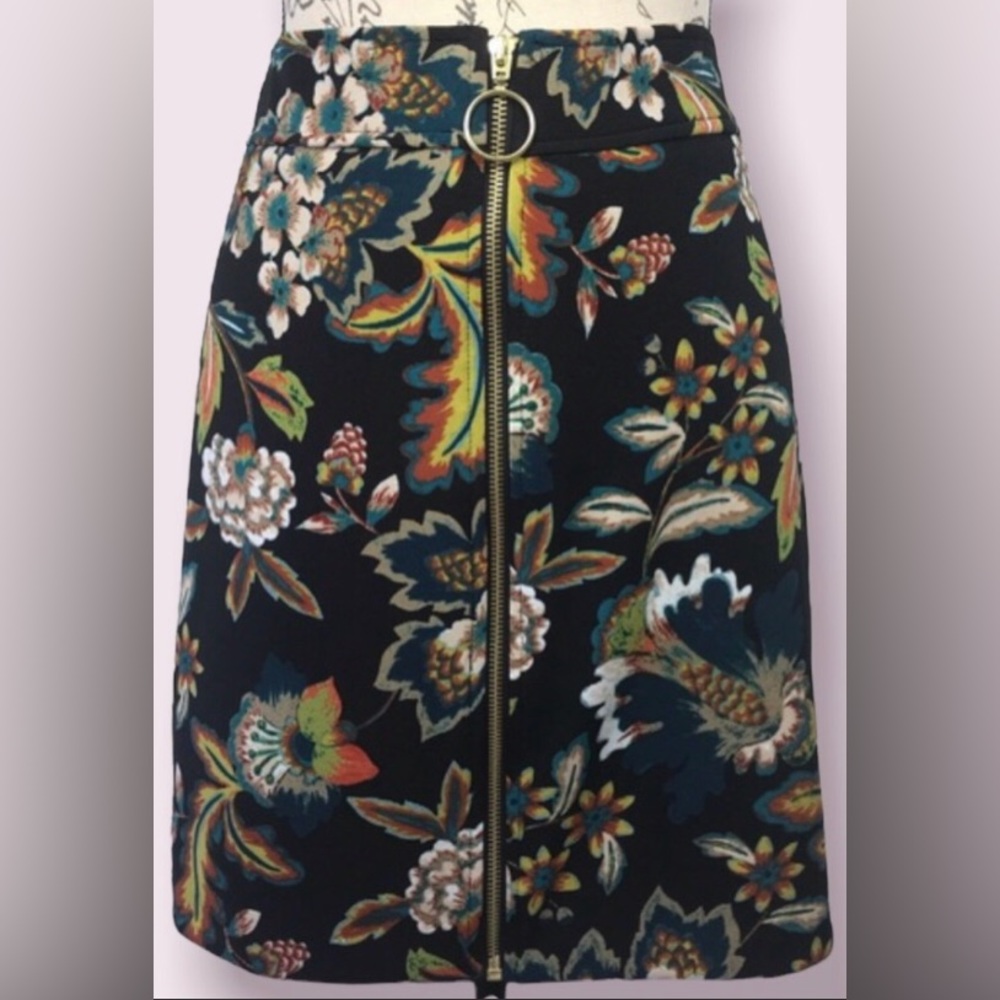 INC International Concepts, Floral Skirt, Size 14
